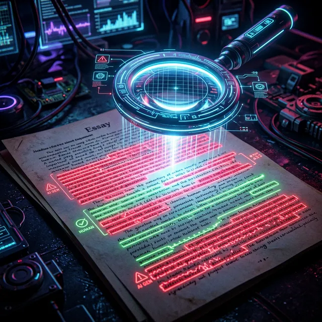 AI Detector for Educators scanning a student essay