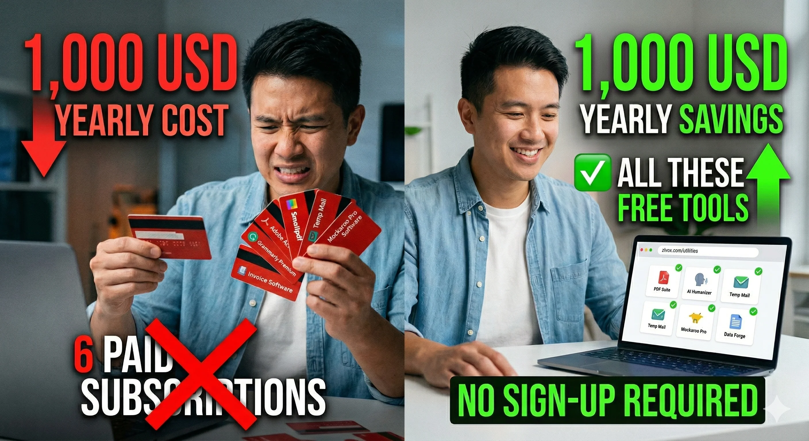 I Canceled 6 Paid SaaS Subscriptions and Replaced Them With These Free Tools (No Sign-Up Required)