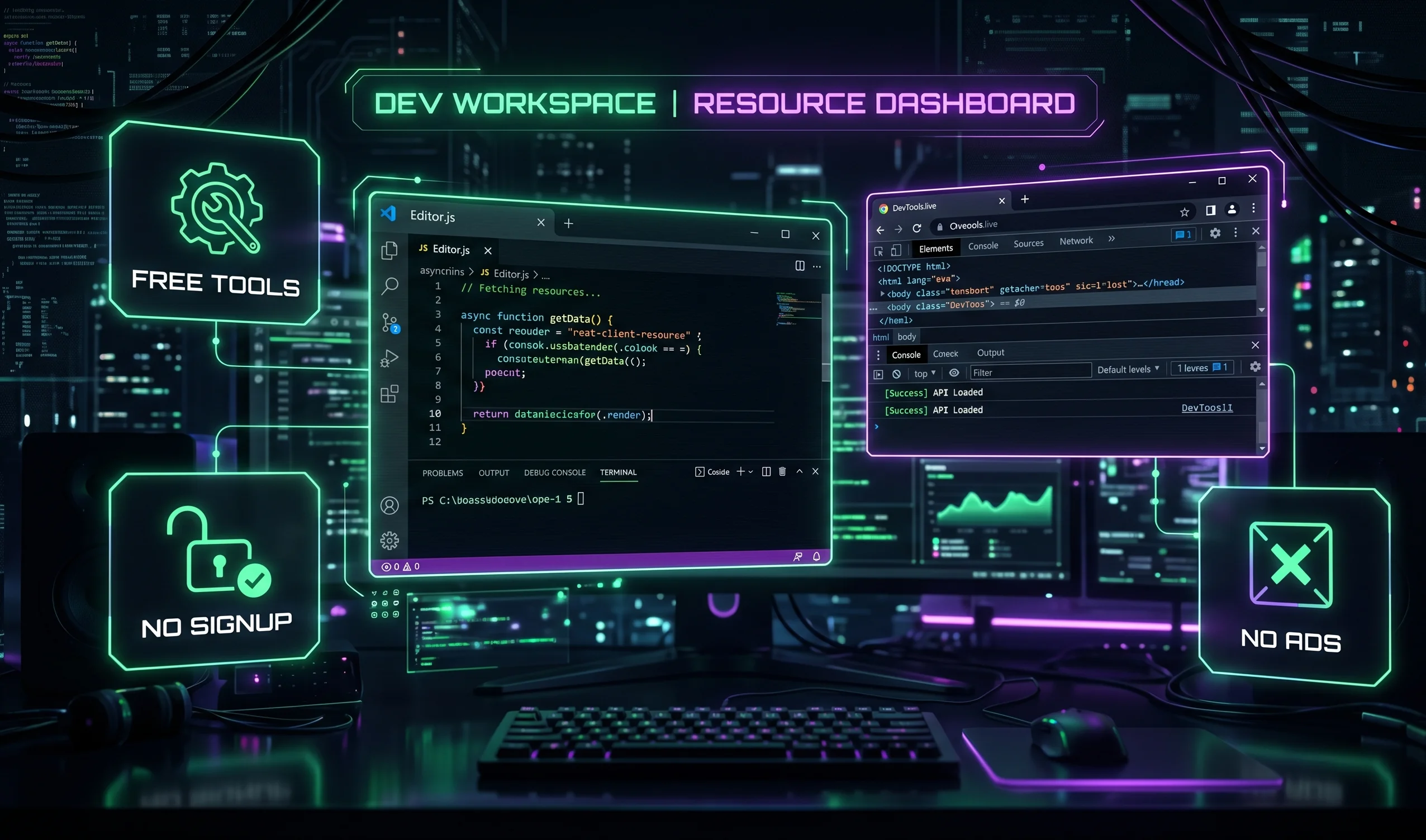 Best Free Developer Tools in 2026 — No Signup, No Ads