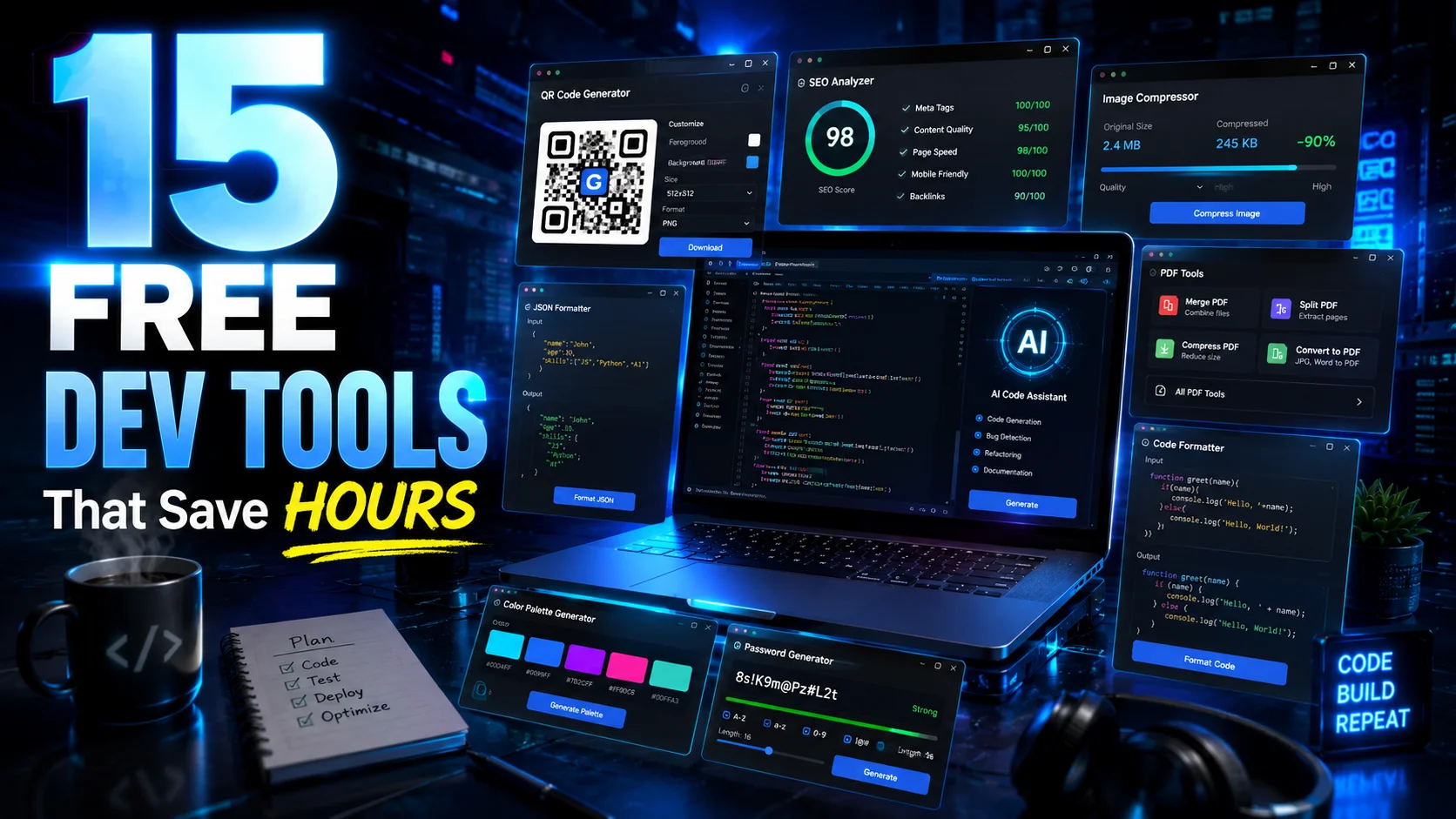15 Free Browser-Based Developer Tools That Actually Save Time